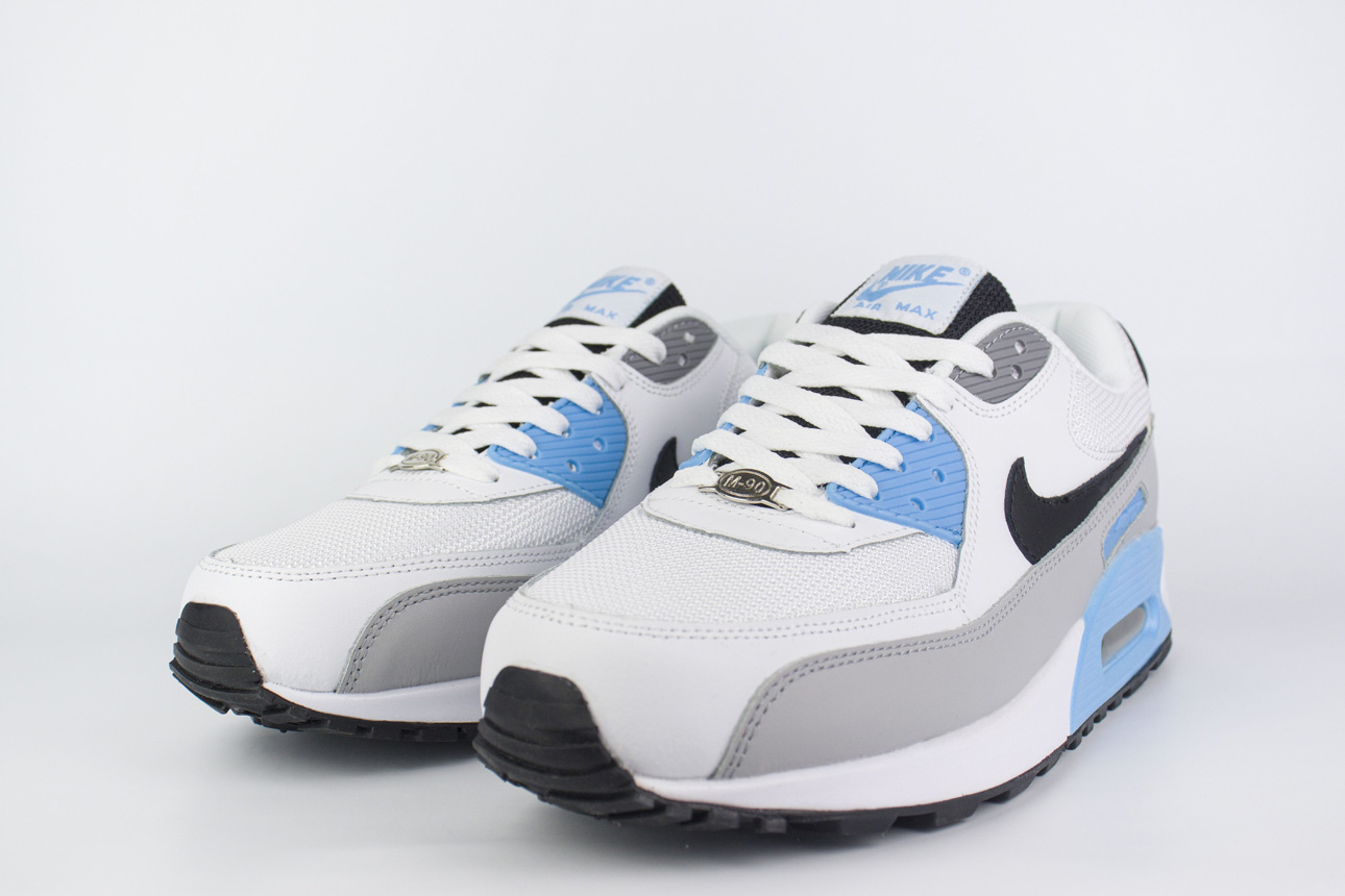 Кроссовки Nike Air Max 90 White / Blue Кроссовки Nike Air Max 90 White / Blue