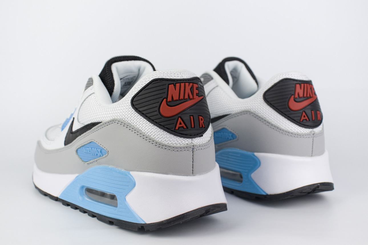 Кроссовки Nike Air Max 90 White / Blue Кроссовки Nike Air Max 90 White / Blue