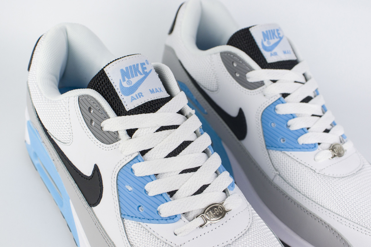 Кроссовки Nike Air Max 90 White / Blue Кроссовки Nike Air Max 90 White / Blue