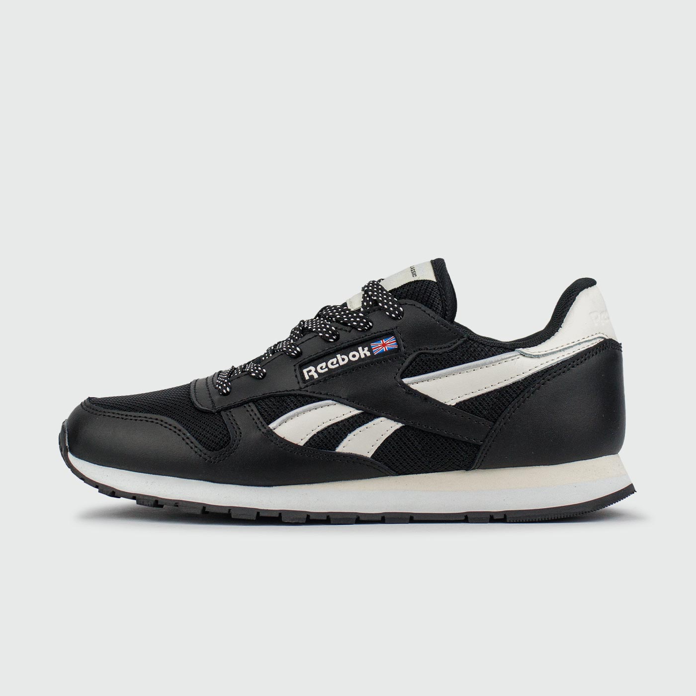 Кроссовки Reebok Classic Leather Black / White Кроссовки Reebok Classic Leather Black / White
