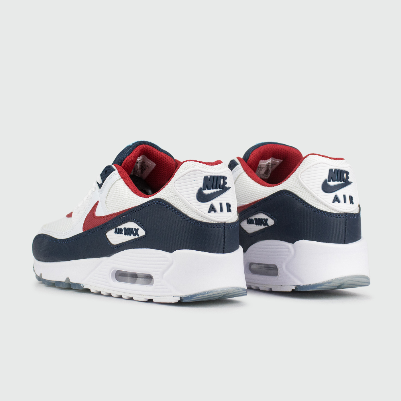 Кроссовки Nike Air Max 90 White / Blue / Red Кроссовки Nike Air Max 90 White / Blue / Red