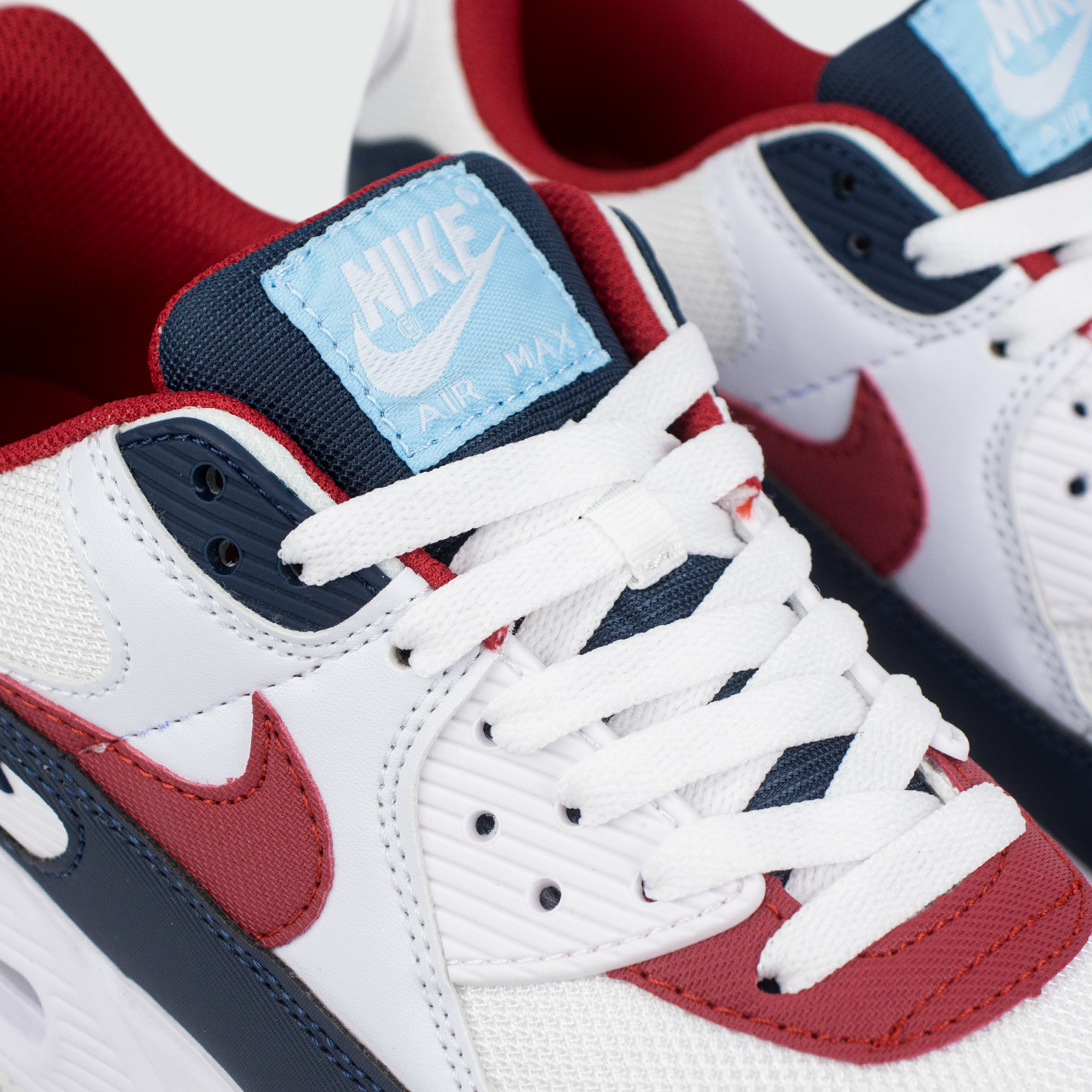 Кроссовки Nike Air Max 90 White / Blue / Red Кроссовки Nike Air Max 90 White / Blue / Red
