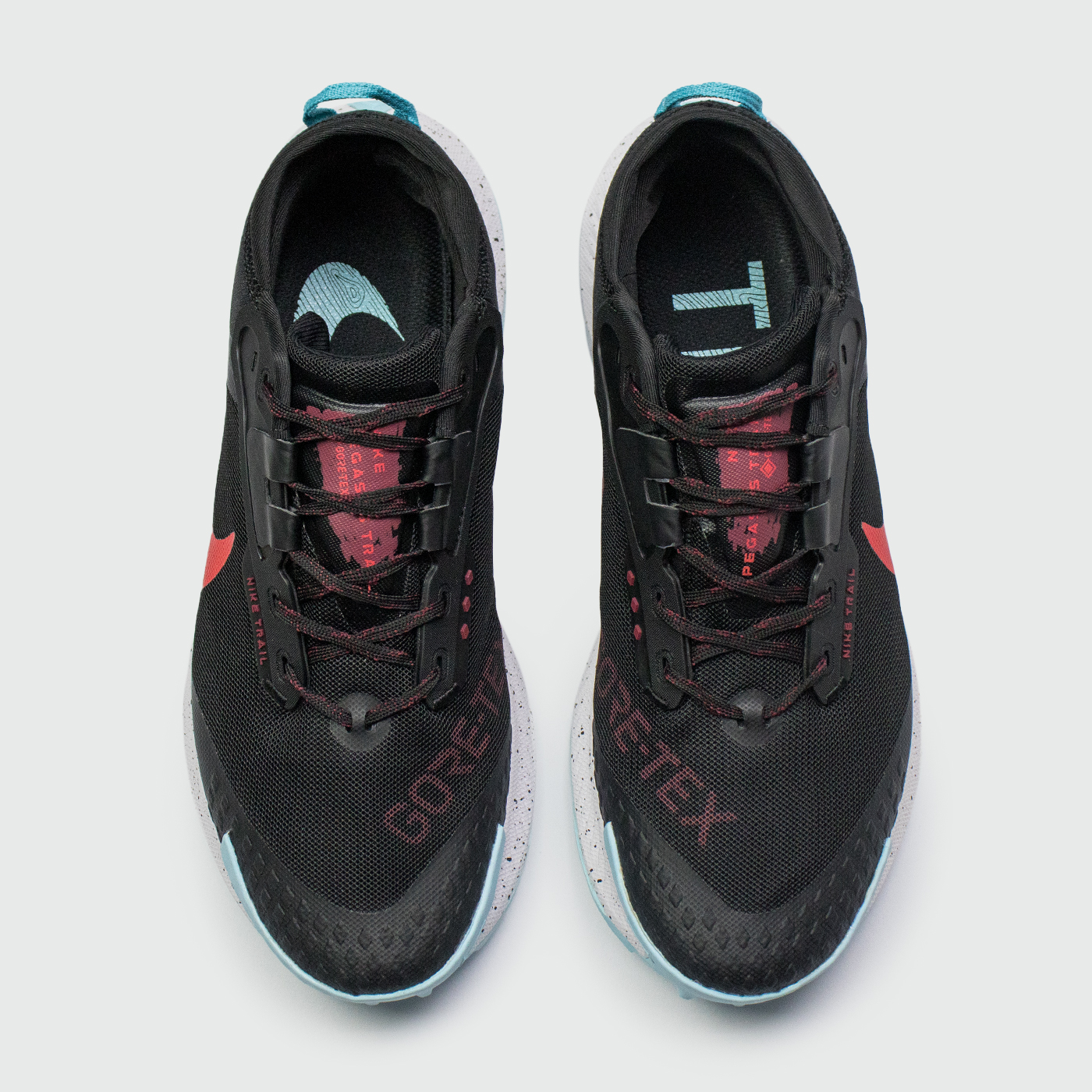 Кроссовки Nike Pegasus Trail 3 Gore-tex Black / Terq. / Red Кроссовки Nike Pegasus Trail 3 Gore-tex Black / Terq. / Red