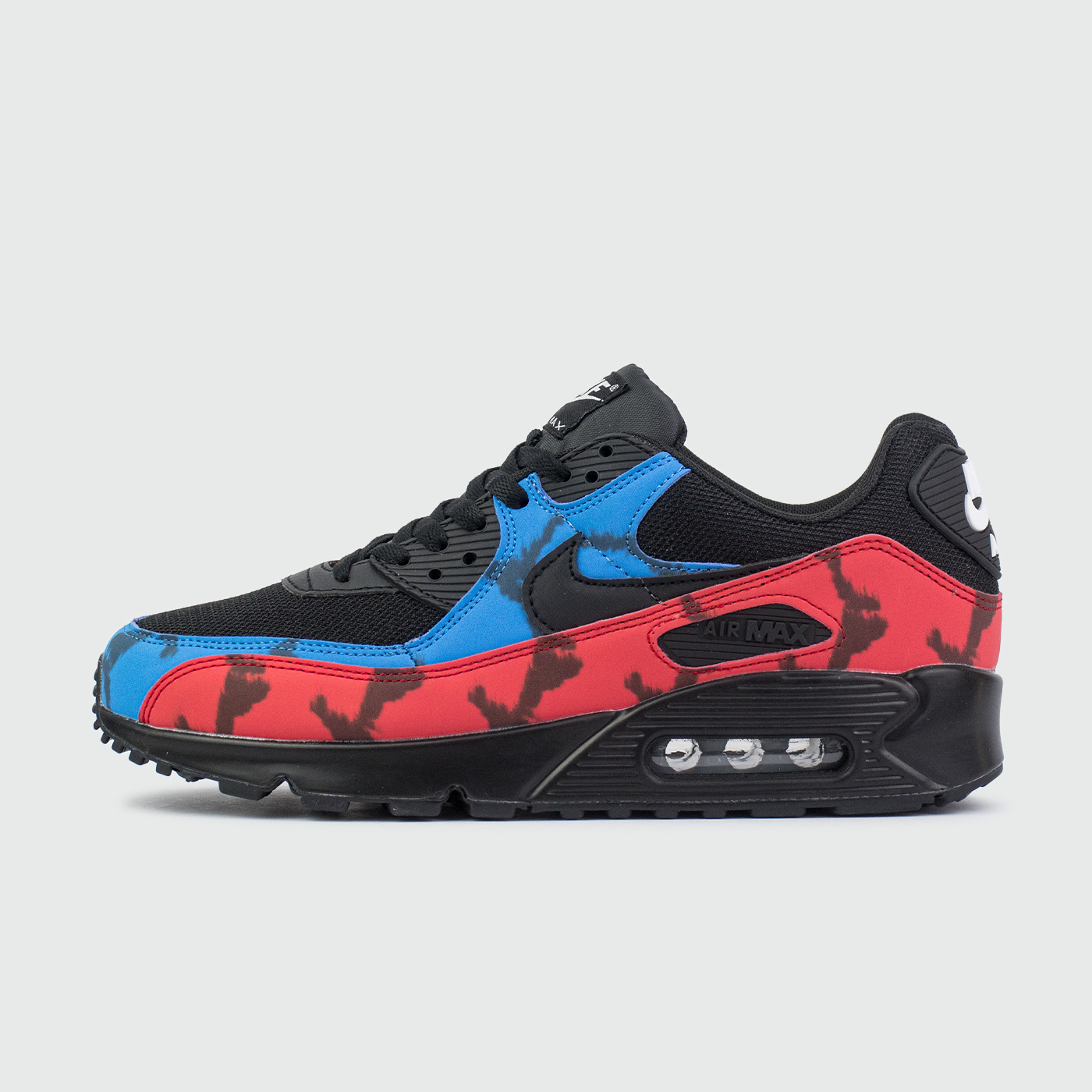 Кроссовки Nike Air Max 90 Black / Tie-Dye Кроссовки Nike Air Max 90 Black / Tie-Dye