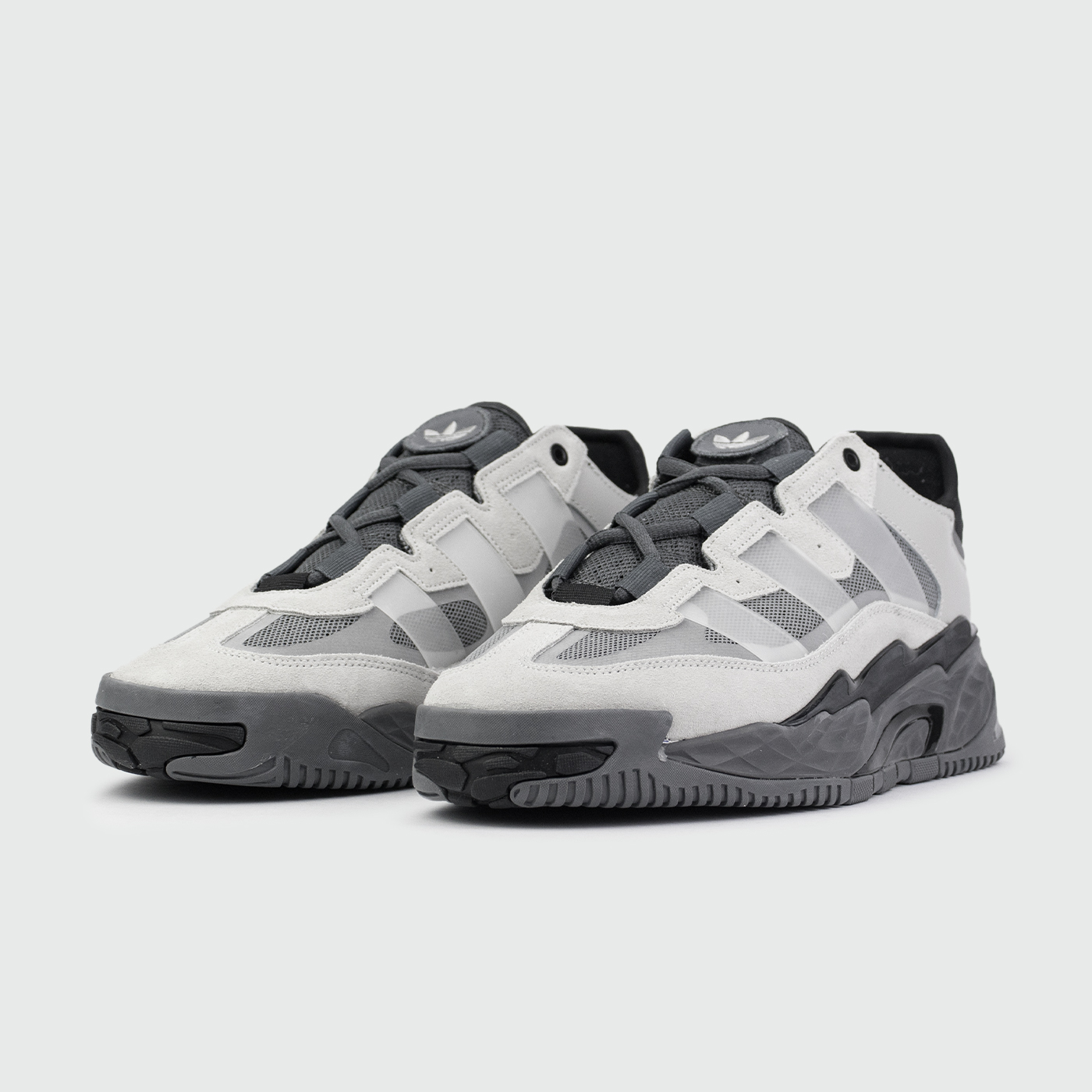 Кроссовки Adidas Niteball Grey / Black Кроссовки Adidas Niteball Grey / Black