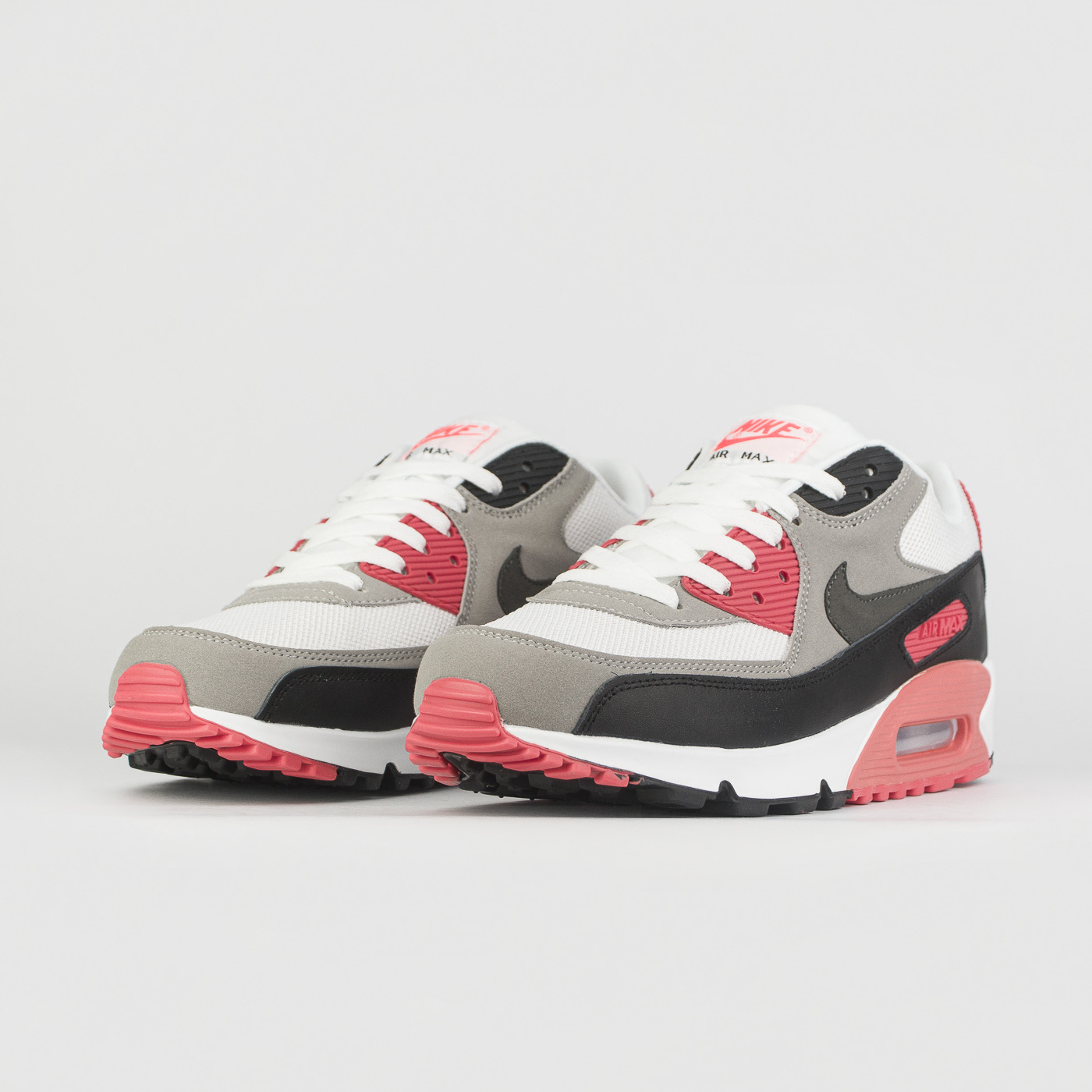 Кроссовки Nike Air Max 90 Grey / White / Red