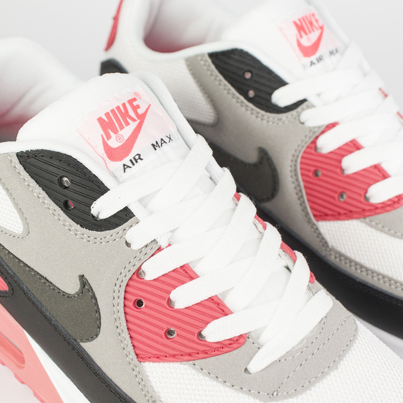 Кроссовки Nike Air Max 90 Grey / White / Red