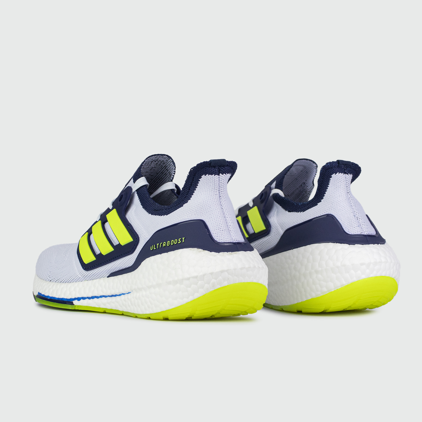 Кроссовки Adidas Ultraboost 22 White / Blue / Yellow