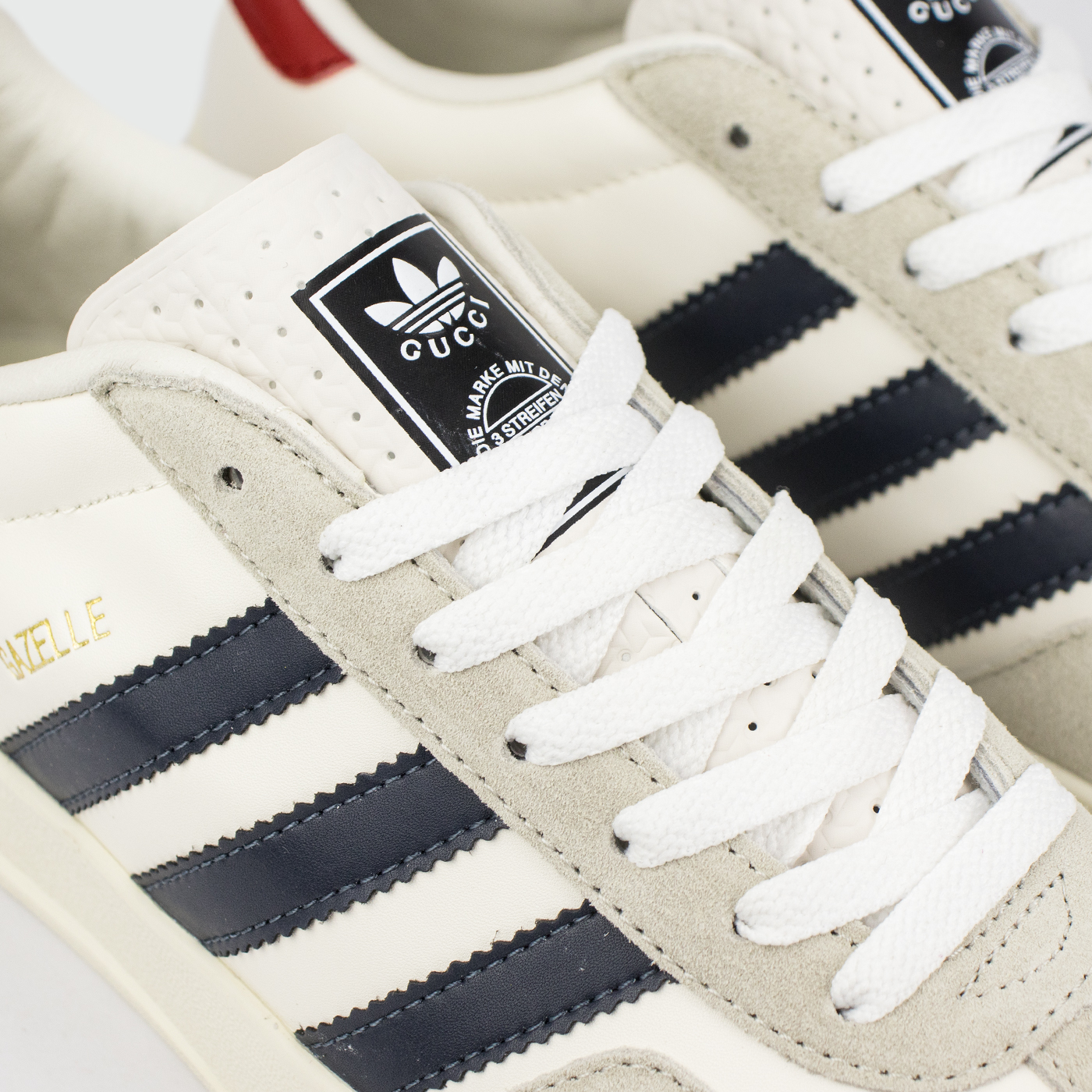 Кроссовки Adidas Gazelle x Gucci White / Blue Str. Wmns Кроссовки Adidas Gazelle x Gucci White / Blue Str. Wmns