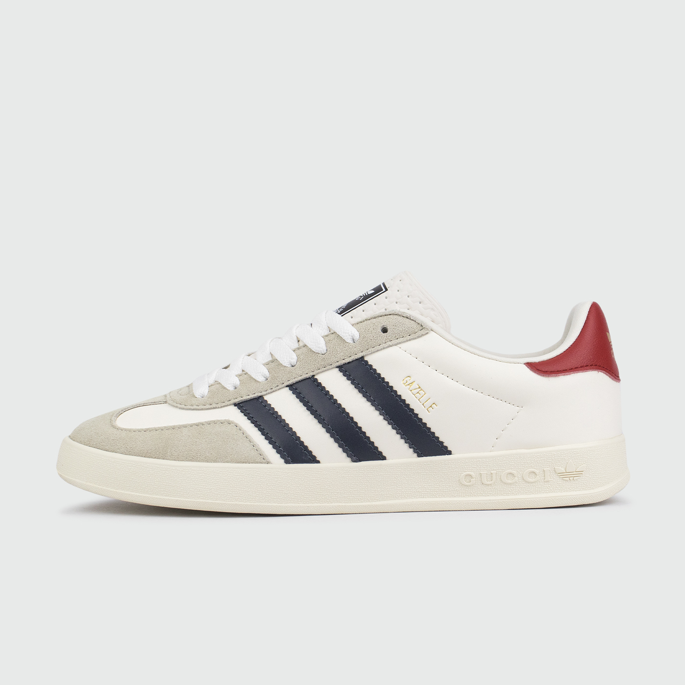 Кроссовки Adidas Gazelle x Gucci White / Blue Str. Wmns Кроссовки Adidas Gazelle x Gucci White / Blue Str. Wmns