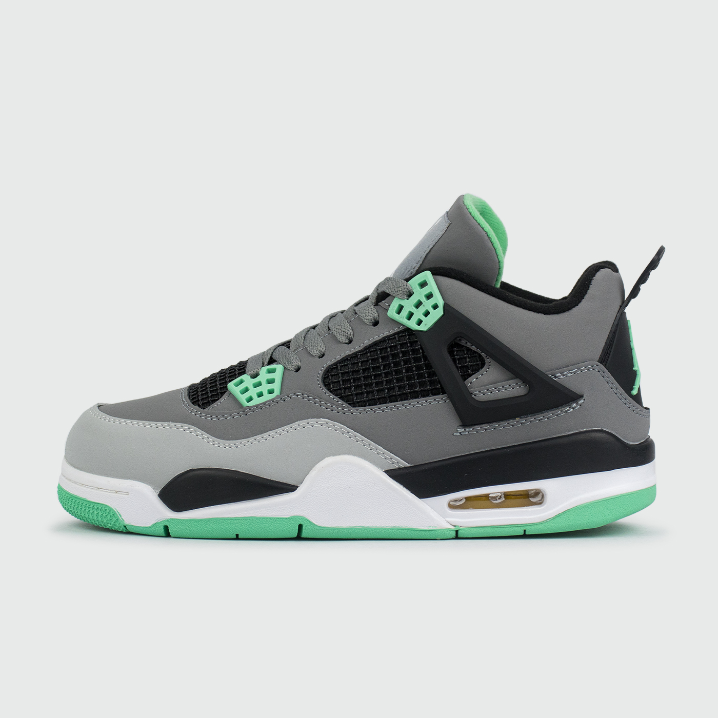 Кроссовки Nike Air Jordan 4 Retro Green Glow Qual. Кроссовки Nike Air Jordan 4 Retro Green Glow Qual.