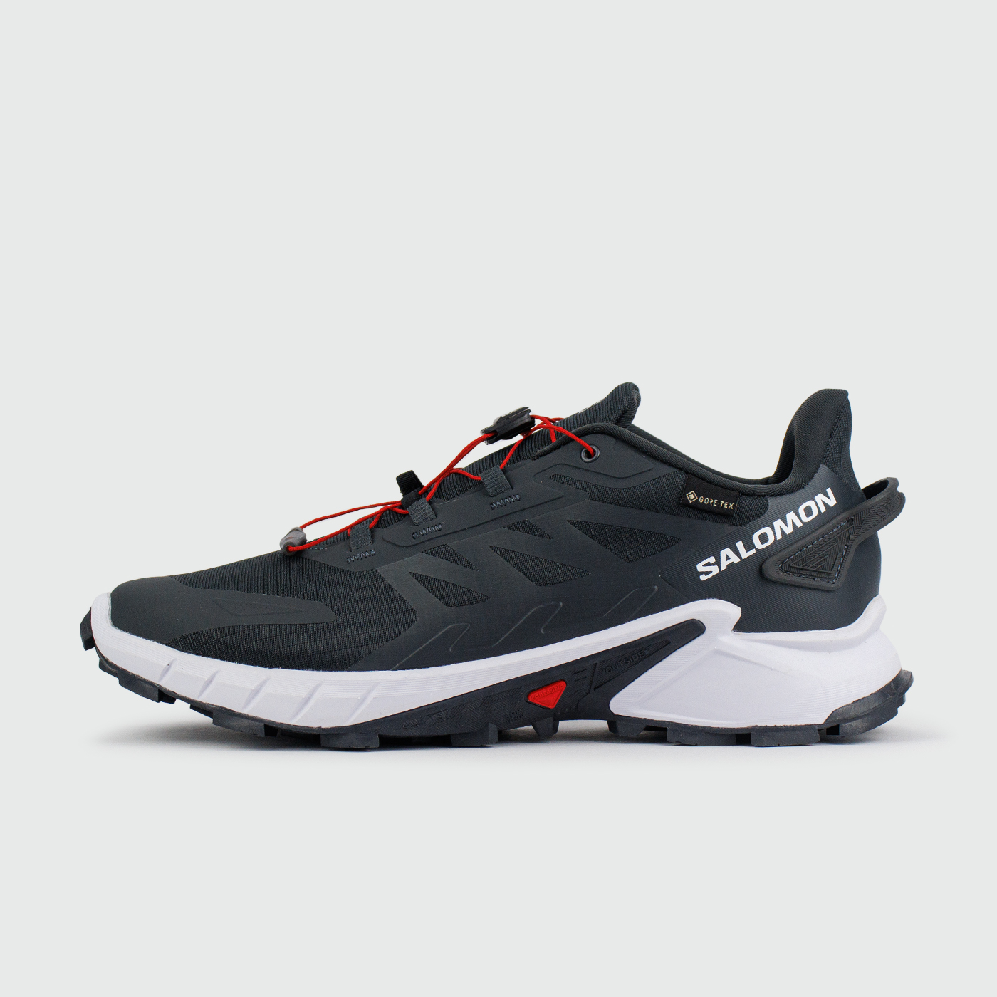 Кроссовки Salomon Supercross 4 D.Grey / White Кроссовки Salomon Supercross 4 D.Grey / White