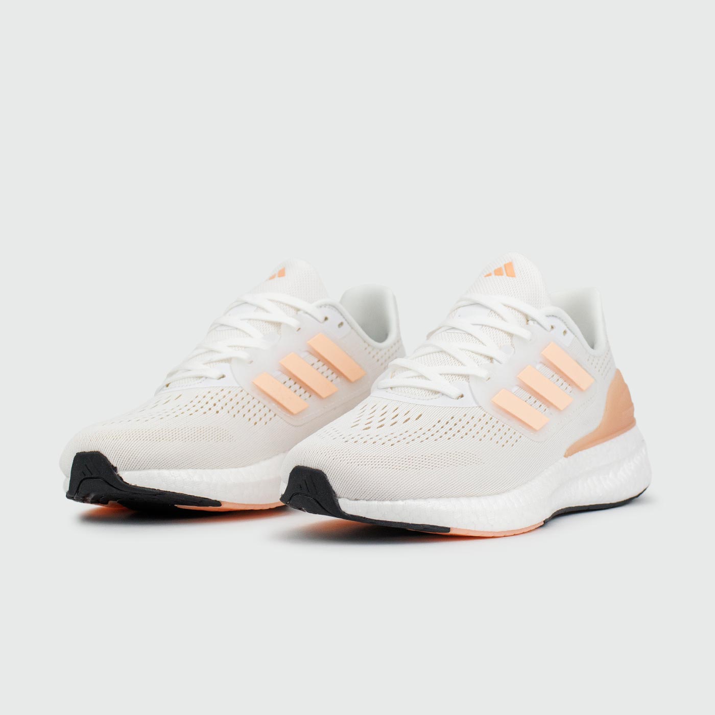 Кроссовки Adidas Pureboost 23 White Cream Wmns Кроссовки Adidas Pureboost 23 White Cream Wmns