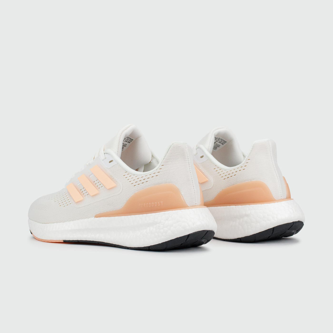 Кроссовки Adidas Pureboost 23 White Cream Wmns Кроссовки Adidas Pureboost 23 White Cream Wmns
