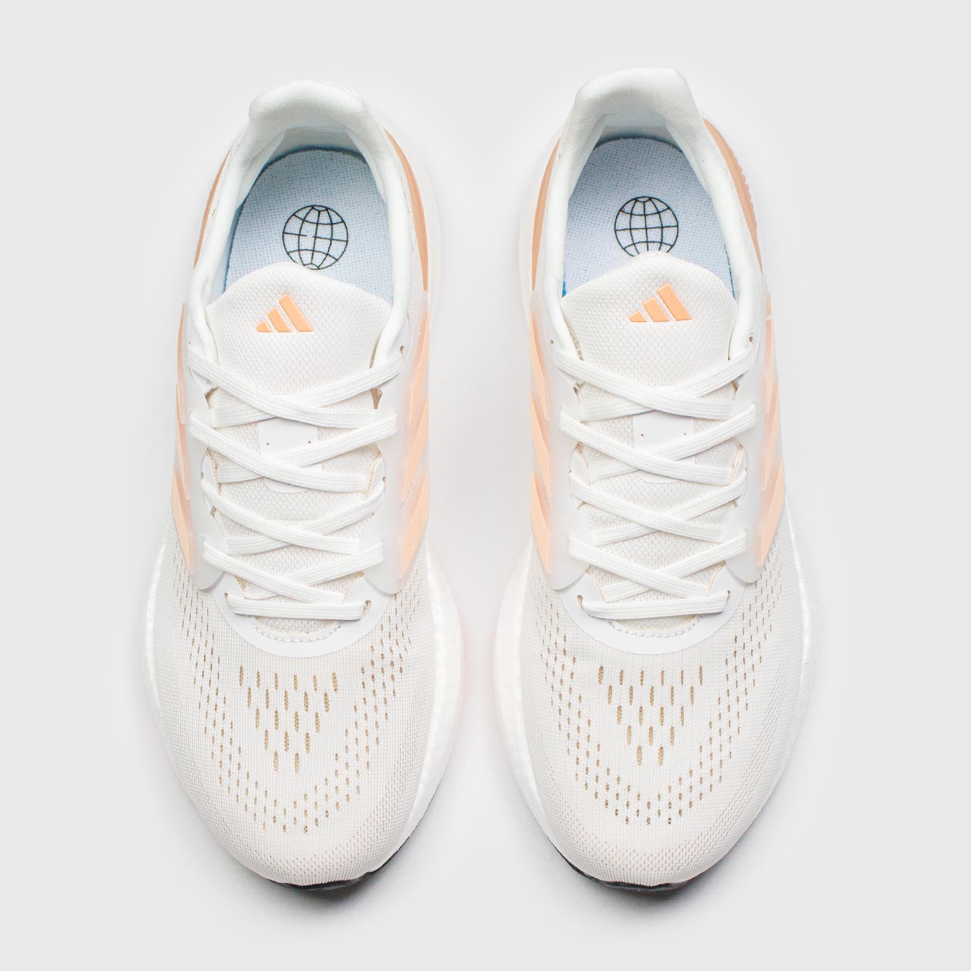 Кроссовки Adidas Pureboost 23 White Cream Wmns Кроссовки Adidas Pureboost 23 White Cream Wmns