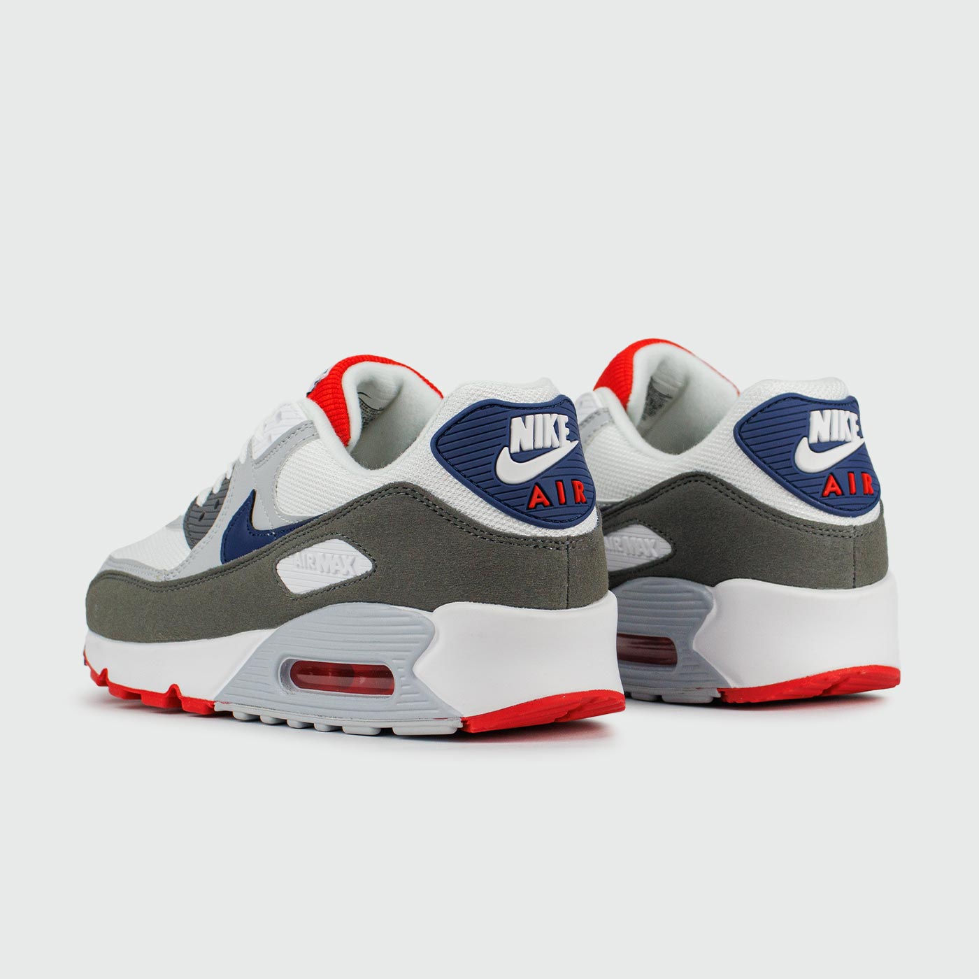 Кроссовки Nike Air Max 90 L.Grey Blue / White Кроссовки Nike Air Max 90 L.Grey Blue / White