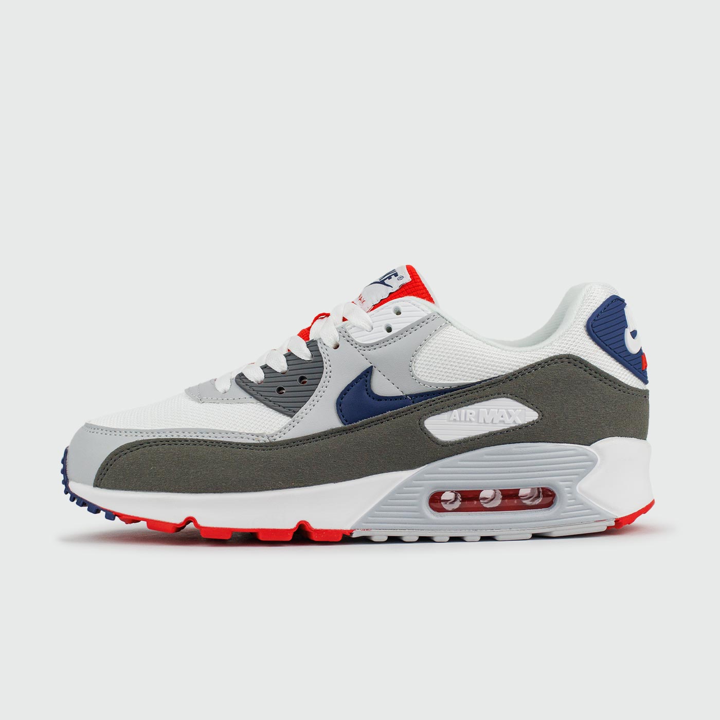 Кроссовки Nike Air Max 90 L.Grey Blue / White Кроссовки Nike Air Max 90 L.Grey Blue / White