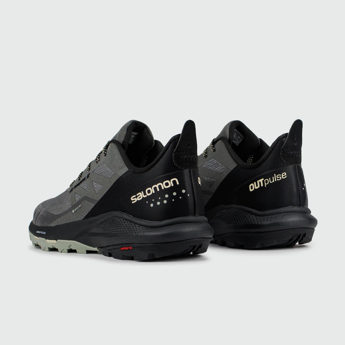 Кроссовки Salomon OUTpulse Gtx Grey Black Кроссовки Salomon OUTpulse Gtx Grey Black