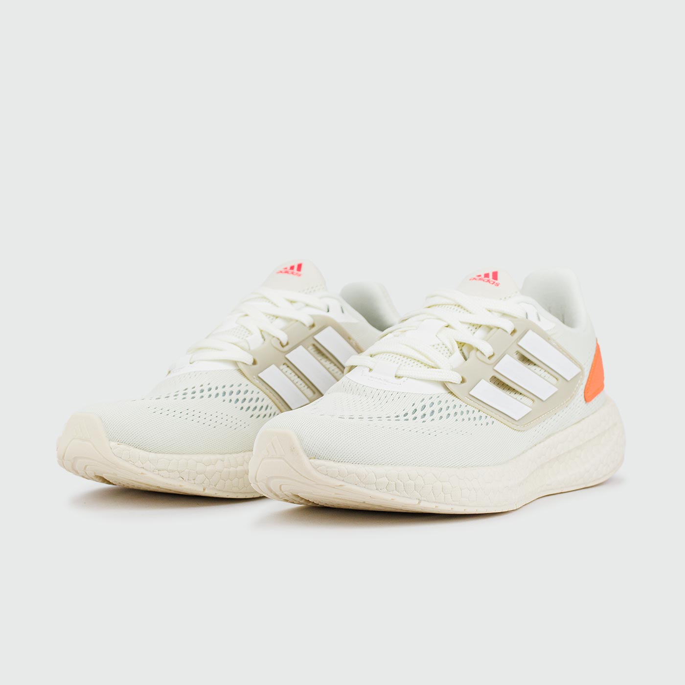 Кроссовки Adidas Pureboost Grey Orange new Кроссовки Adidas Pureboost Grey Orange new