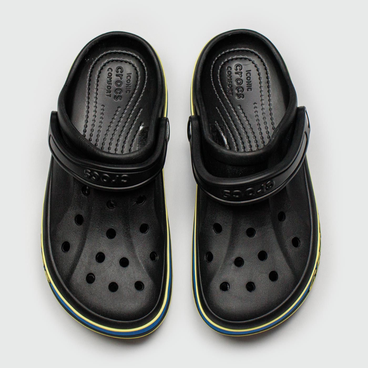 Сабо CROCS Bayaband Cloc Black Blue Lines Сабо CROCS Bayaband Cloc Black Blue Lines