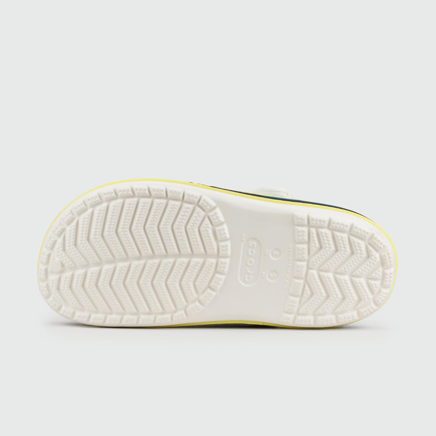 Сабо CROCS Bayaband Cloc White Blue Navy Lines