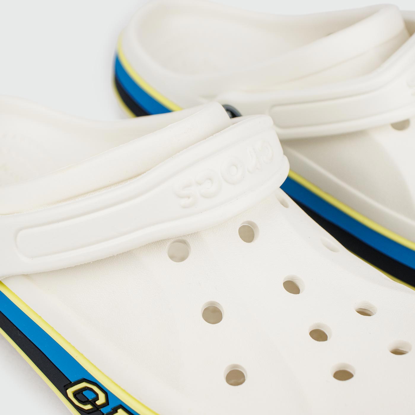 Сабо CROCS Bayaband Cloc White Blue Navy Lines
