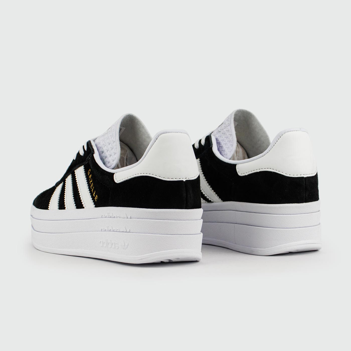 Кроссовки Adidas Gazelle Bold Black / White Wmns Кроссовки Adidas Gazelle Bold Black / White Wmns