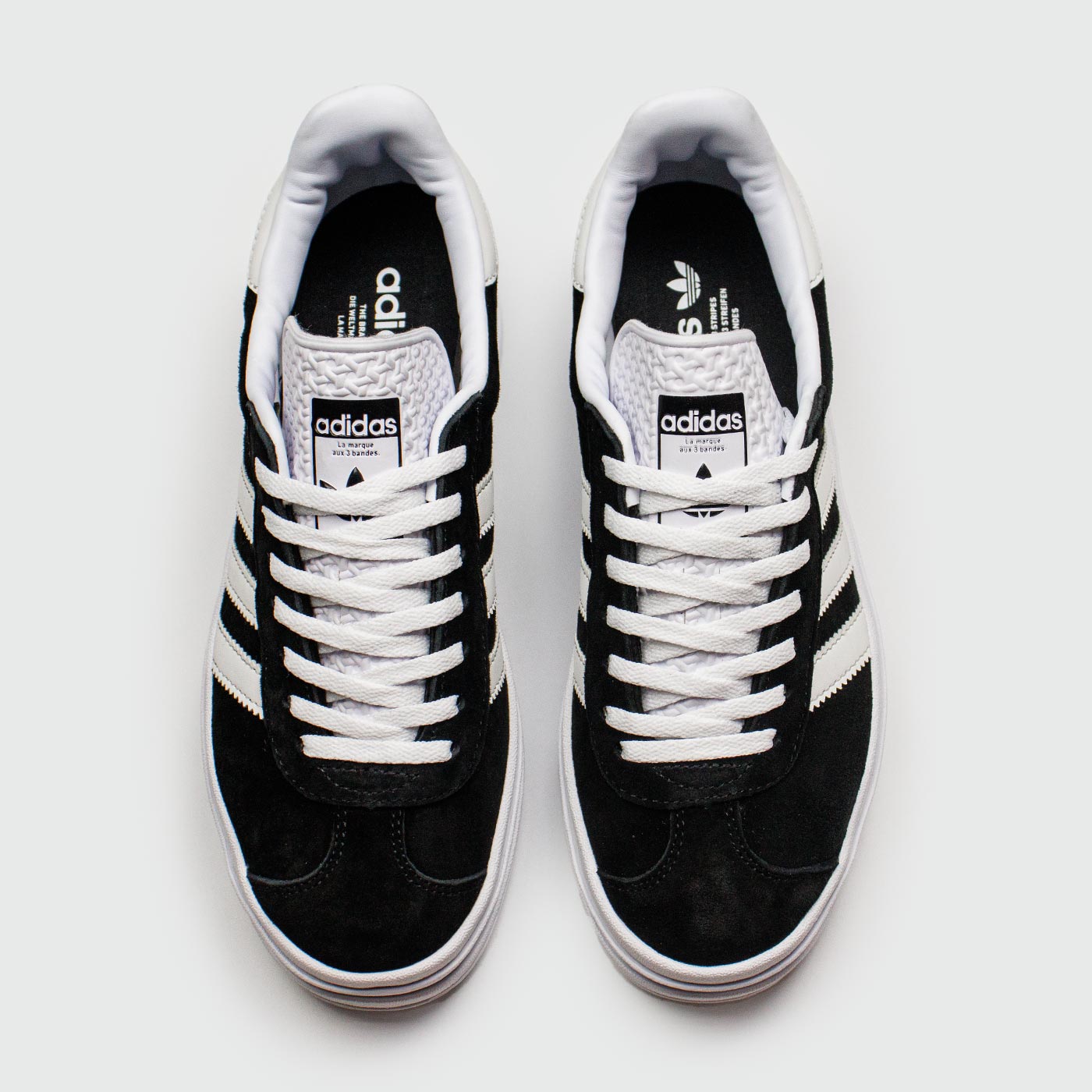 Кроссовки Adidas Gazelle Bold Black / White Wmns Кроссовки Adidas Gazelle Bold Black / White Wmns