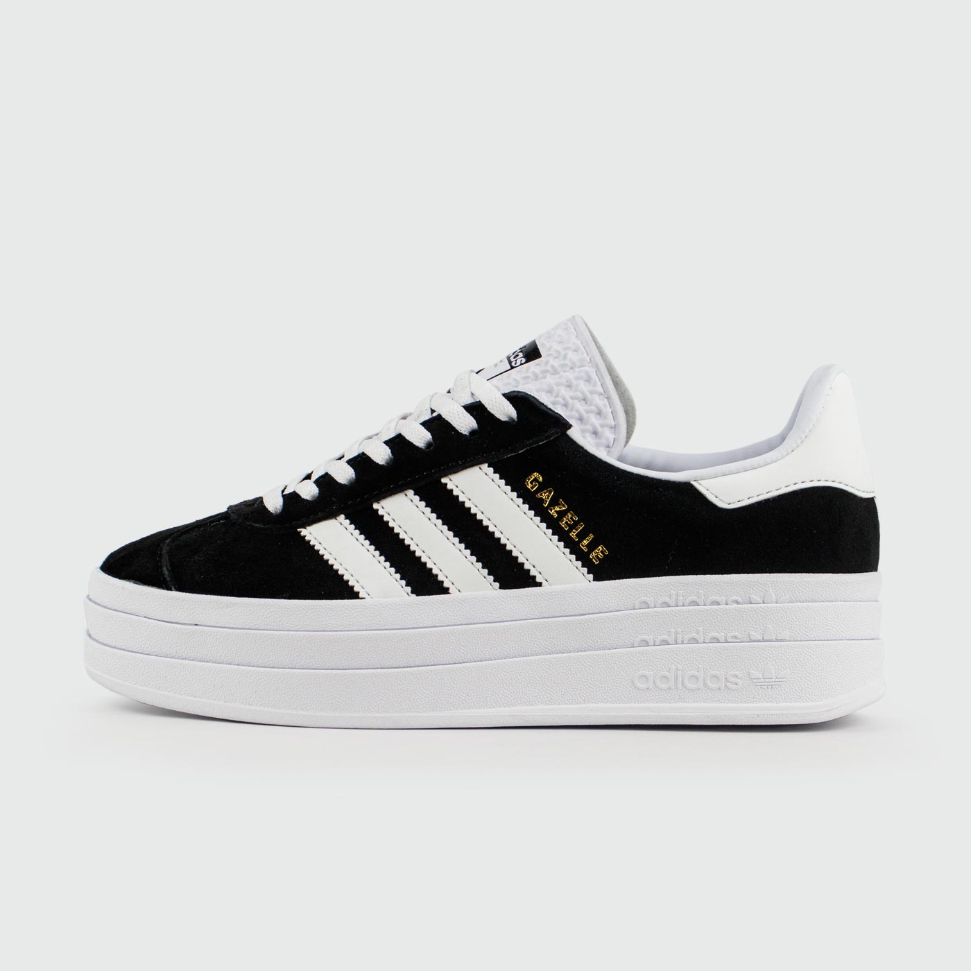 Кроссовки Adidas Gazelle Bold Black / White Wmns Кроссовки Adidas Gazelle Bold Black / White Wmns