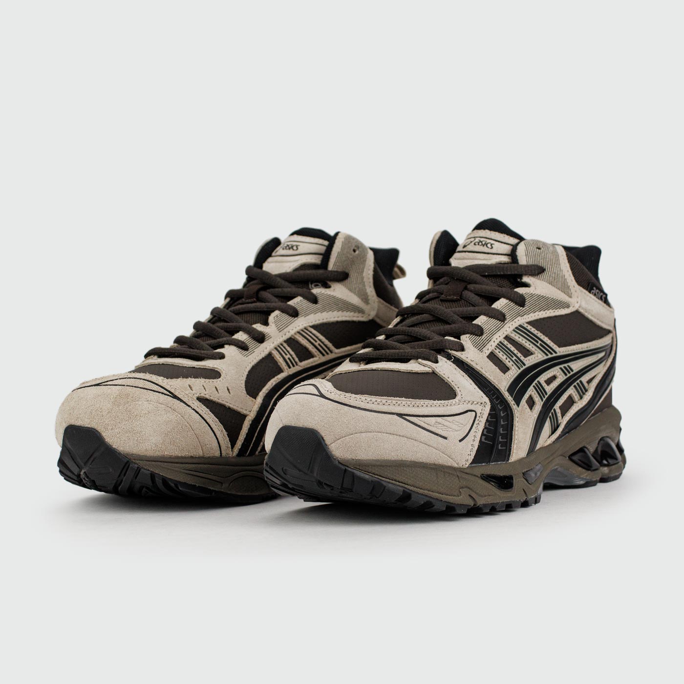 Кроссовки Asics Gel-Kayano 14 Mid Grey Brown with Fur