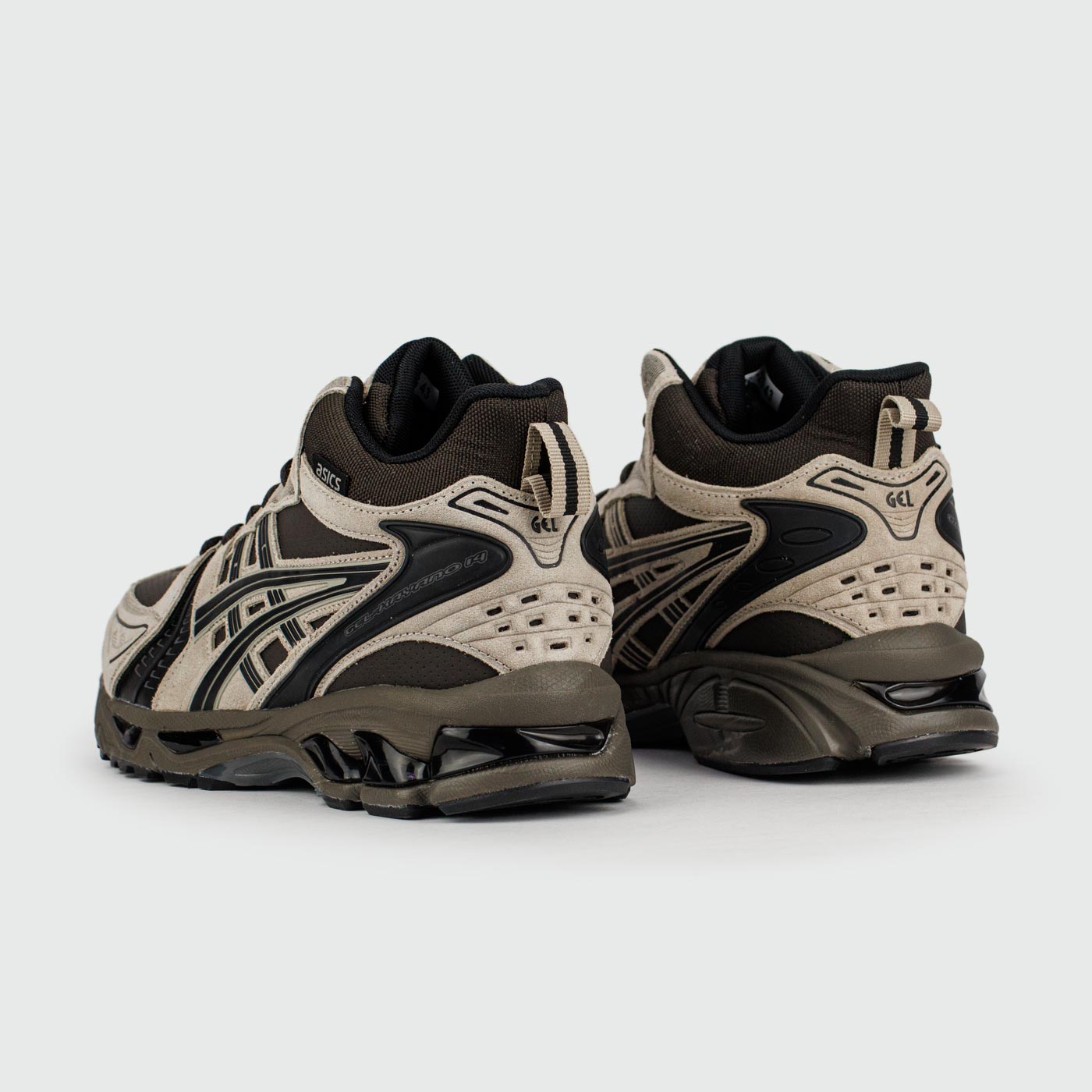 Кроссовки Asics Gel-Kayano 14 Mid Grey Brown with Fur