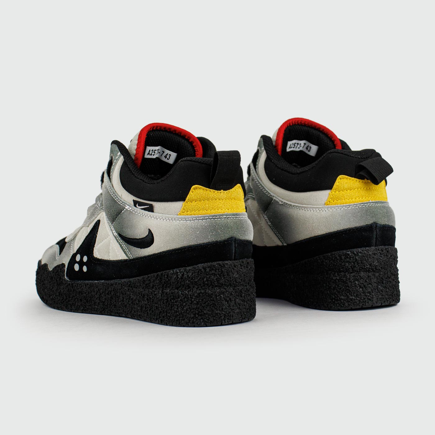 Кроссовки Nike x CPFM Dunk Mid Grey / Black with Fur Кроссовки Nike x CPFM Dunk Mid Grey / Black with Fur