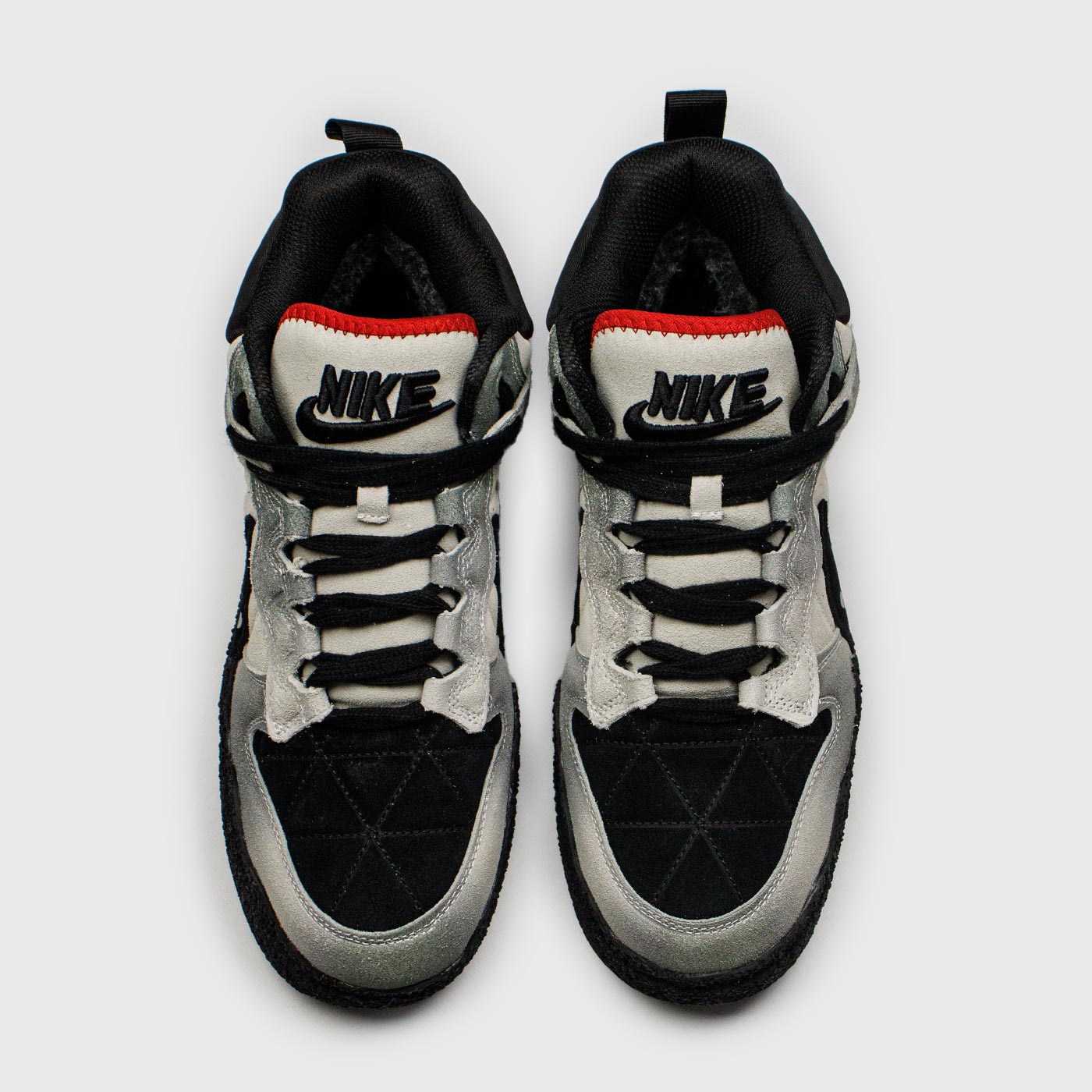 Кроссовки Nike x CPFM Dunk Mid Grey / Black with Fur Кроссовки Nike x CPFM Dunk Mid Grey / Black with Fur