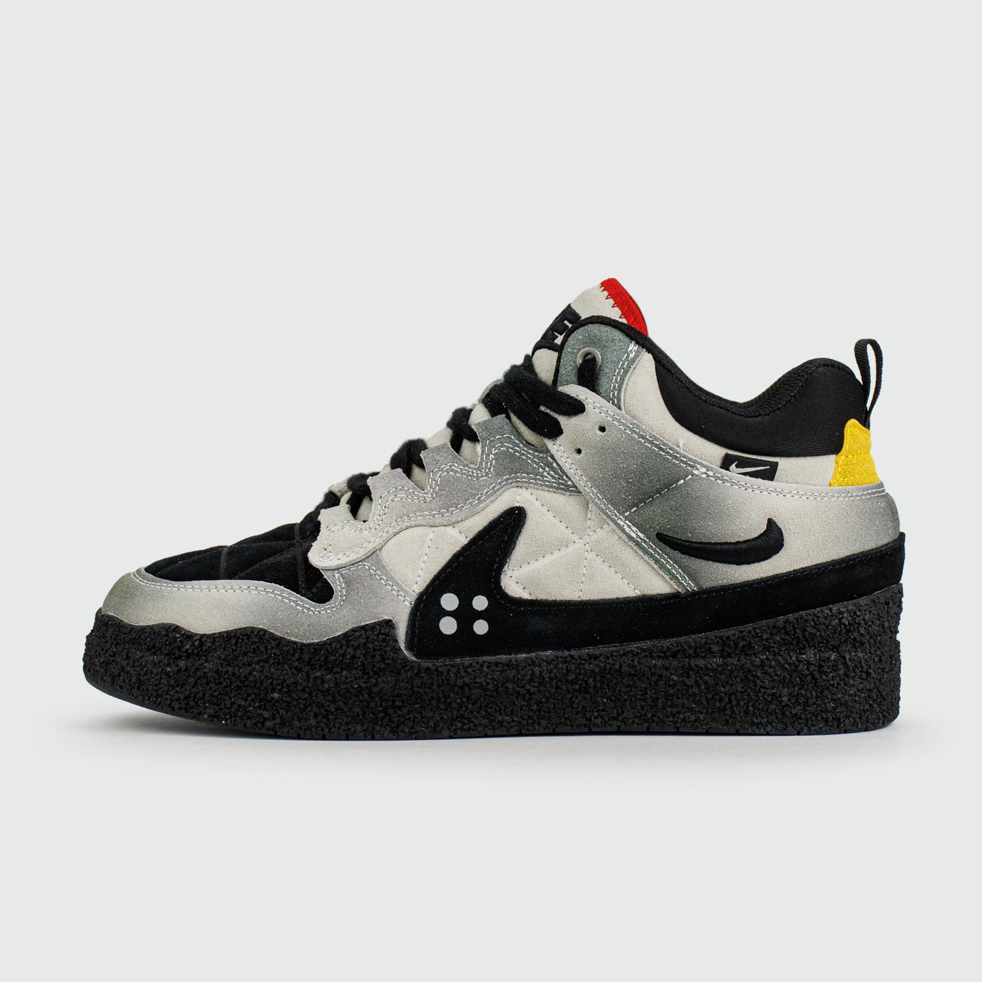 Кроссовки Nike x CPFM Dunk Mid Grey / Black with Fur Кроссовки Nike x CPFM Dunk Mid Grey / Black with Fur