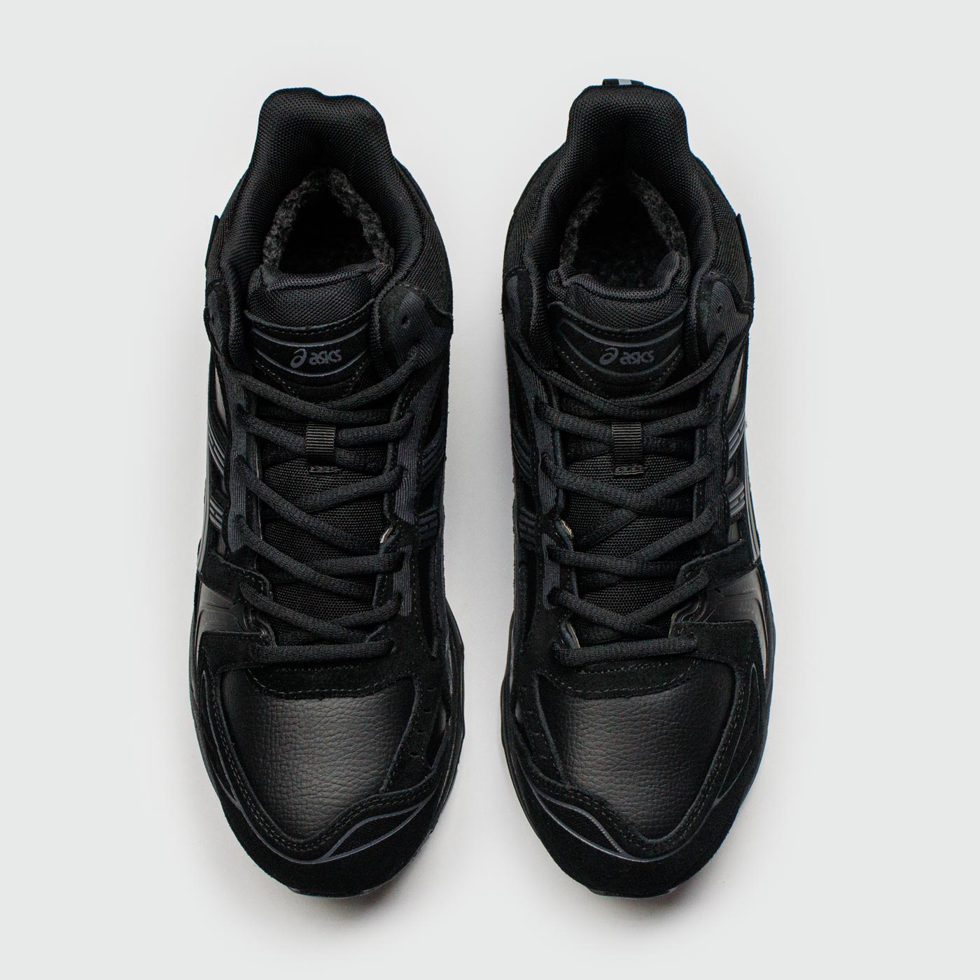 Кроссовки Asics Gel-Kayano 14 Mid Black with Fur