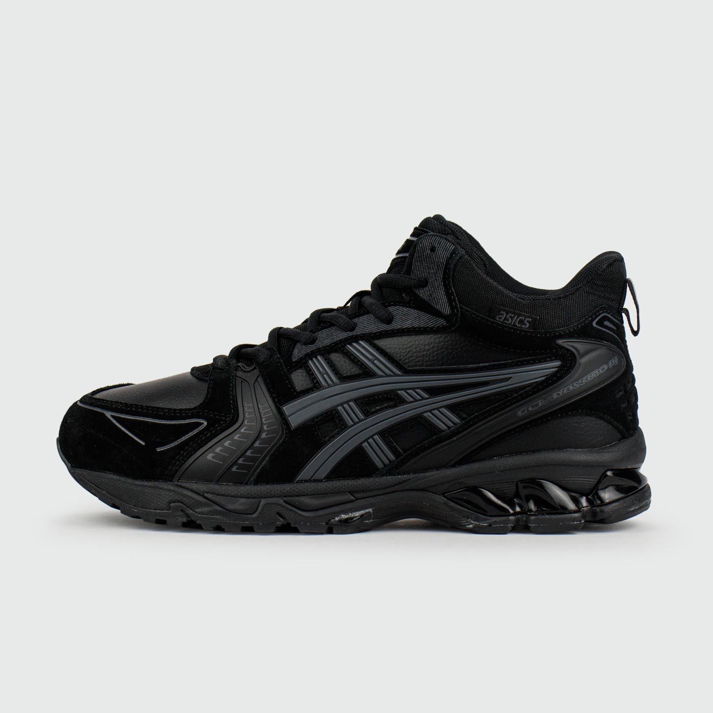 Кроссовки Asics Gel-Kayano 14 Mid Black with Fur
